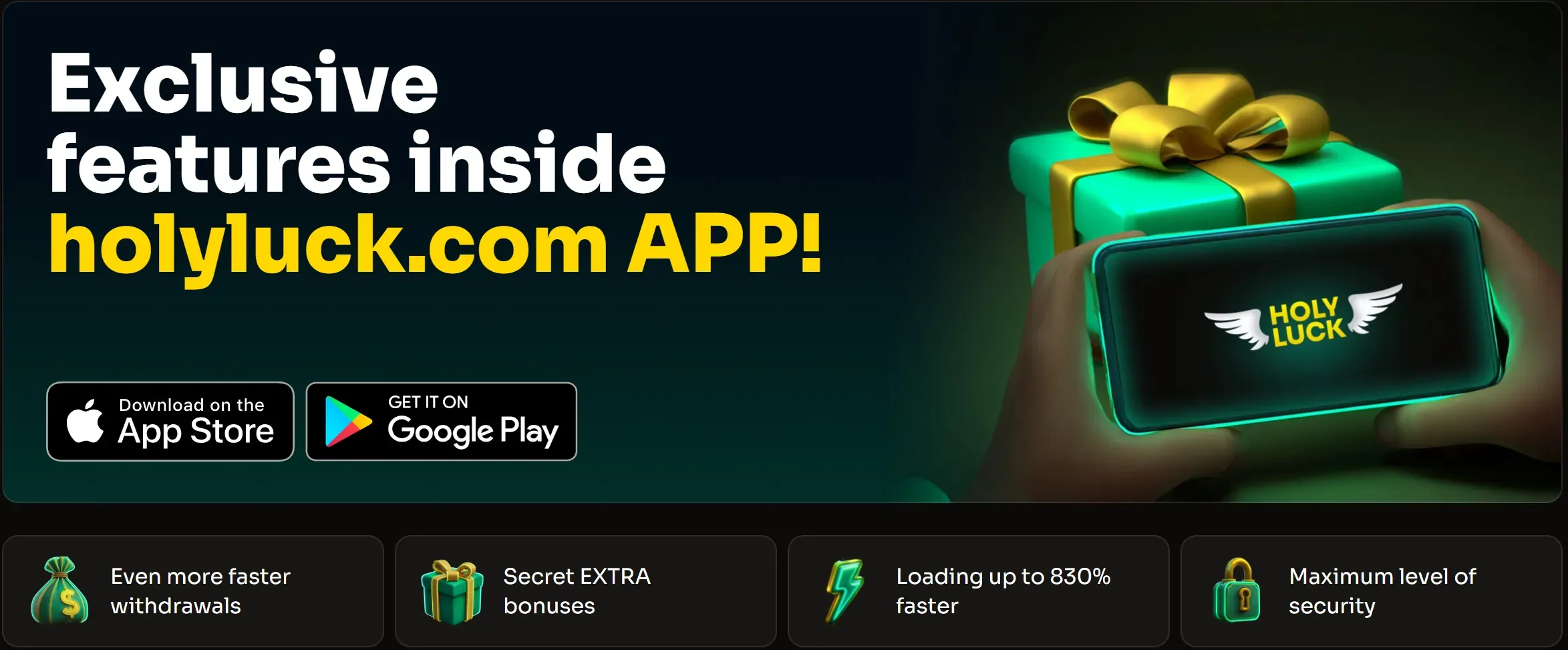 holyLuck casino app