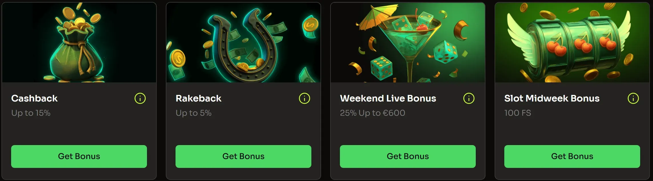 holyLuck casino reload bonuses