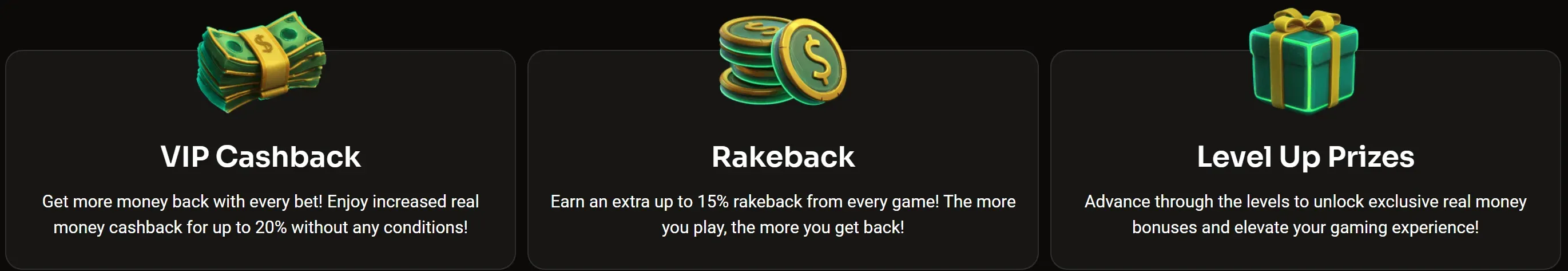 holyLuck casino vip cashback